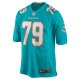 Men's Miami Dolphins Eric Fisher Nike Aqua Home Game Player Jersey