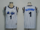 Men's Mitchell And Ness Orlando Magic #1 Penny Hardaway White Stitched NBA Jersey