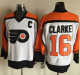 Philadelphia Flyers #16 Bobby Clarke White/Black CCM Throwback Stitched NHL Jersey