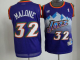 Men's Utah Jazz #32 Karl Malone Purple Throwback Stitched NBA Jersey