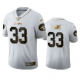 New York Jets #33 Jamal Adams Men's Nike White Golden Edition Vapor Limited NFL 100 Jersey