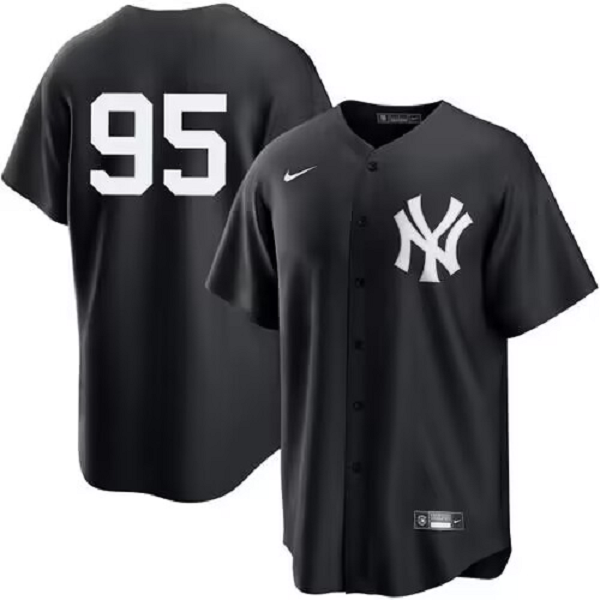 Men's Oswaldo Cabrera #95 New York Yankees Black Player Nike MLB Jersey