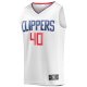 Men's LA Clippers Ivica Zubac Fanatics White Fast Break Player Jersey - Association Edition