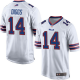 Youth #14 Stefon Diggs Buffalo Bills White Game Jersey