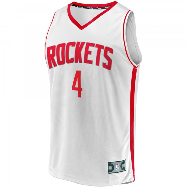 Youth Houston Rockets Jalen Green Fanatics White Fast Break Replica Player Jersey - Association Edition