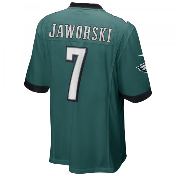 Men's Philadelphia Eagles Ron Jaworski Nike Midnight Green Game Retired Player Jersey