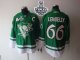 Pittsburgh Penguins #66 Mario Lemieux Green St Patty's Day 2016 Stanley Cup Final Patch Stitched NHL Jersey