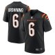 Men's Cincinnati Bengals Jake Browning Nike Black Game Jersey