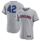 Men's Cleveland Guardians #42 Nike 2023 Jackie Robinson Day Gray Flex Base Jersey