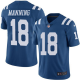 Men's Nike Indianapolis Colts #18 Peyton Manning Royal Blue Stitched NFL Limited New Color Rush Jersey