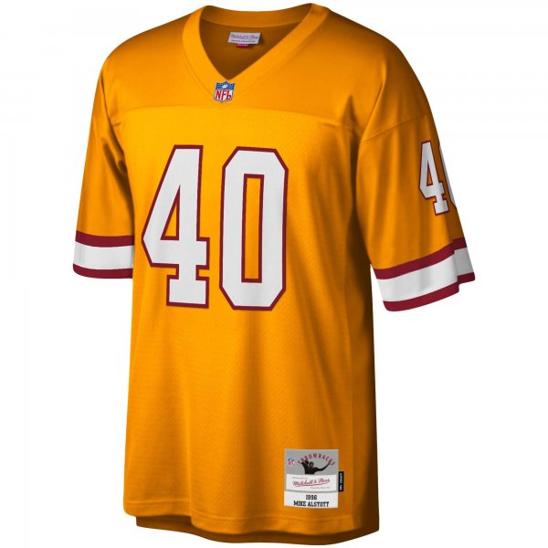 Men's Tampa Bay Buccaneers Mike Alstott Mitchell & Ness Orange Big & Tall 1996 Retired Player Replica Jersey