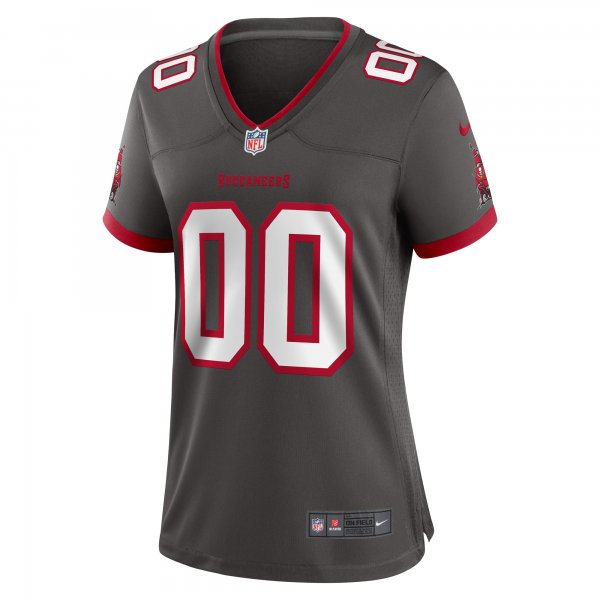 Women's Tampa Bay Buccaneers Nike Pewter Alternate Custom Game Jersey