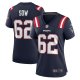 Women's New England Patriots Sidy Sow Nike  Navy Team Game Jersey