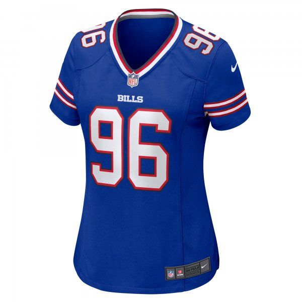 Women's Buffalo Bills Kameron Cline Nike  Royal Team Game Jersey