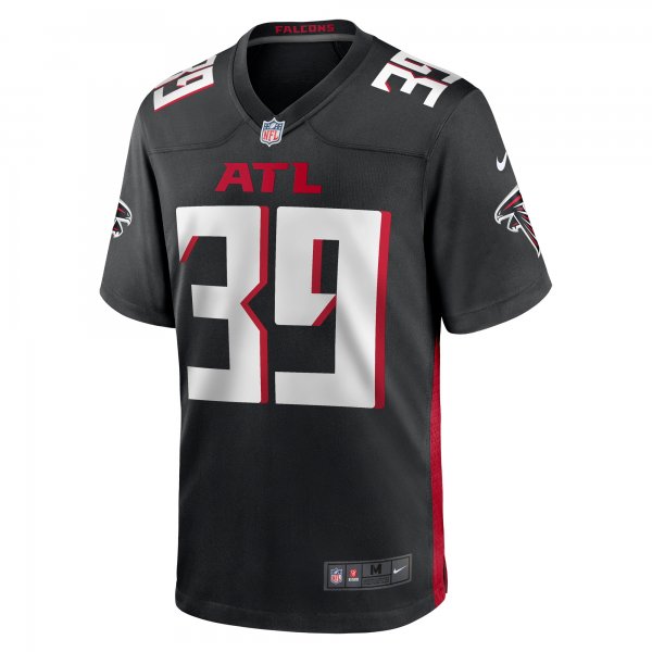 Men's Atlanta Falcons Jacob Saylors Nike  Black  Game Jersey