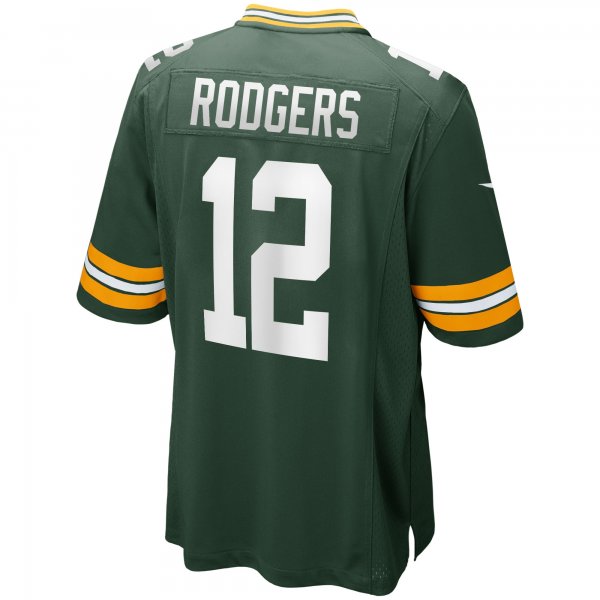 Men's Green Bay Packers Aaron Rodgers Nike Green Game Player Jersey