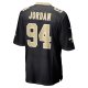 Men's New Orleans Saints Cameron Jordan Nike Black Game Jersey