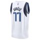 Men's Dallas Mavericks Luka DonÃÂiÃÂ Fanatics White Fast Break Replica Player Jersey - Association Edition