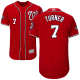 Women's Washington Nationals #7 Trea Turner Red Flexbase Collection 2019 World Series Bound Stitched MLB Jersey