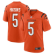 Youth Cincinnati Bengals #5 Tee Higgins Nike Orange Limited Game Player Jersey