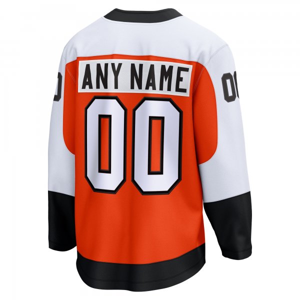 Men's Philadelphia Flyers  Fanatics Orange Home Premier Breakaway Custom Jersey