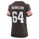 Women's Cleveland Browns Joe DeLamielleure Nike Brown Game Retired Player Jersey