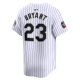 Men's Colorado Rockies Kris Bryant Nike White 2024 MLB World Tour Mexico City Series Home Limited Player Jersey