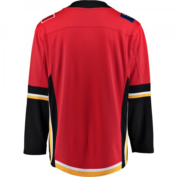 Youth Calgary Flames Fanatics Red/Black Premier Breakaway Alternate Jersey