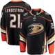 Men's Anaheim Ducks Isac Lundestrom Fanatics Black Home Breakaway Jersey