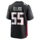 Men's Atlanta Falcons Kaden Elliss Nike Black Game Player Jersey