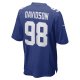 Men's New York Giants D.J. Davidson Nike Royal Game Player Jersey