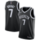 Men's Nike Brooklyn Nets #7 Kevin Durant Black Swingman Icon Edition NBA Jersey