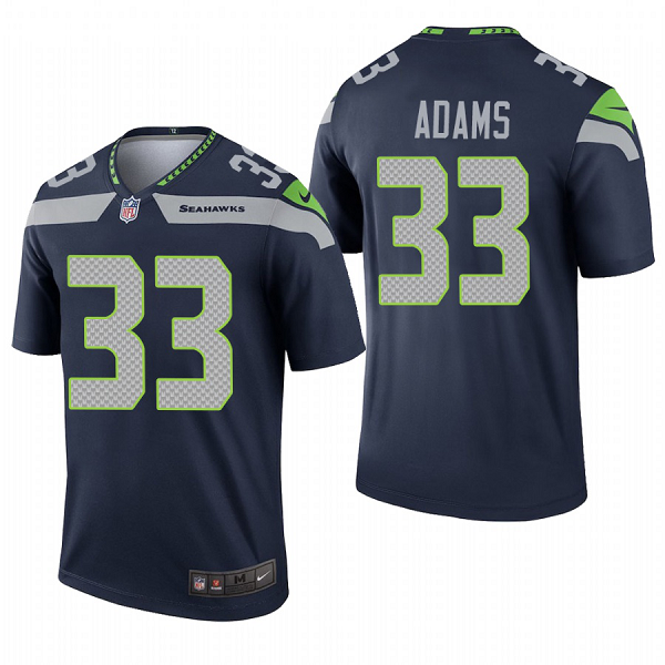 Seahawks #33 Jamal Adams Navy Legend Jersey