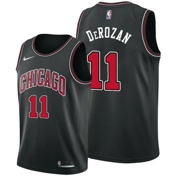 Men's Chicago Bulls #11 DeMar DeRozan Statement Edition Limited Vest Swingman NBA Jersey