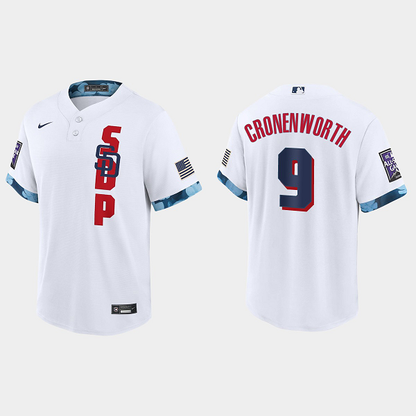 Men's San Diego Padres #9 Jake Cronenworth White 2021 MLB All-Star Game Jersey