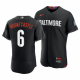 Men's Baltimore Orioles #6 Ryan Mountcastle 2023 City Connect Black Flex Base Jersey