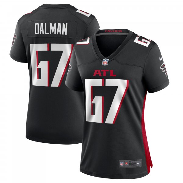 Women's Atlanta Falcons Drew Dalman Nike Black Game Jersey