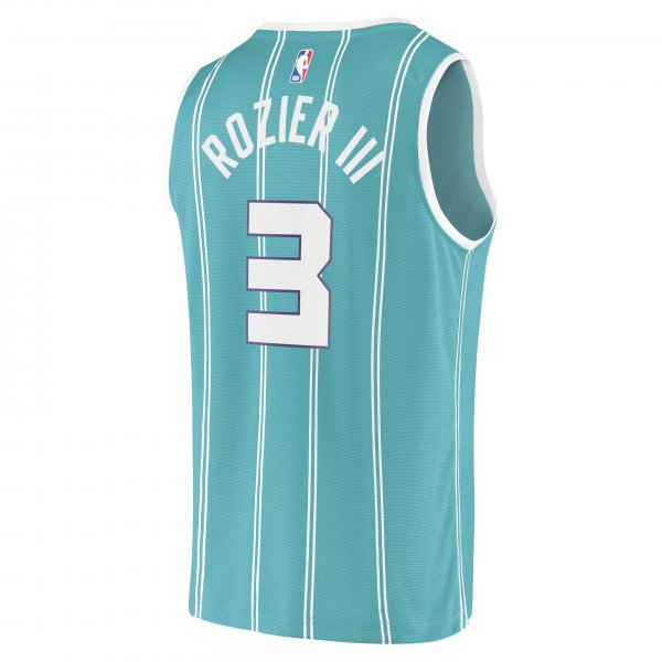 Men's Charlotte Hornets Terry Rozier III Fanatics Teal Fast Break Replica Player Jersey - Icon Edition