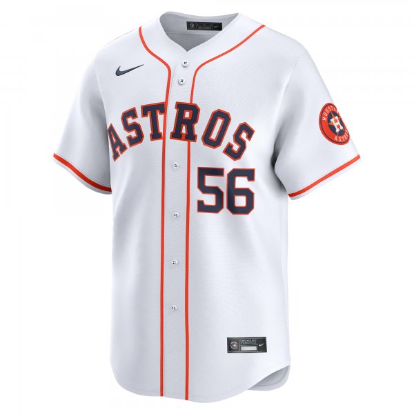 Youth Houston Astros Ronel Blanco Nike White Home Limited Player Jersey