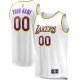 Men's Los Angeles Lakers Fanatics White Fast Break Custom Replica Jersey - Association Edition