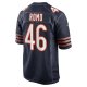 Men's Chicago Bears John Parker Romo Nike  Navy Team Game Jersey