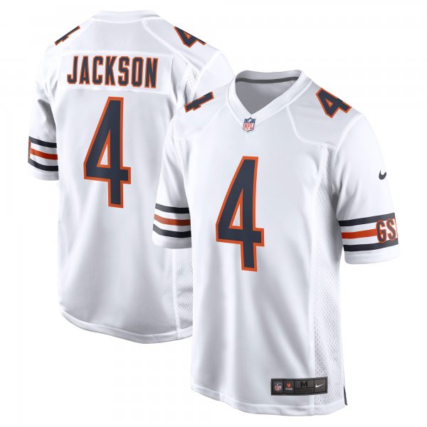 Men's Chicago Bears Eddie Jackson Nike White Game Jersey