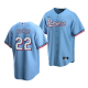 Men's Texas Rangers #22 Kumar Rocker 2022 MLB Draft Jersey Blue Alternate