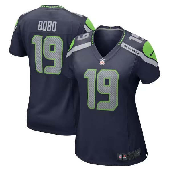 Women's Seattle Seahawks #19 Jake Bobo Nike Navy Limited Jersey