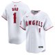 Men's Los Angeles Angels Nike White #1 Dad Home Limited Jersey