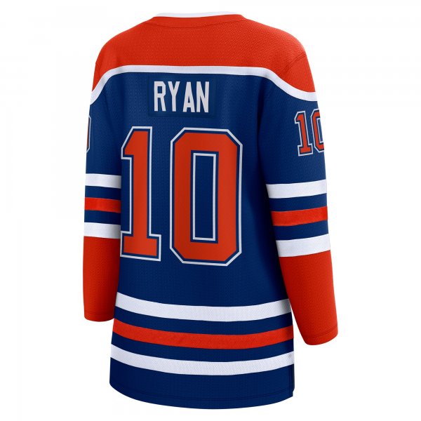 Women's Edmonton Oilers Derek Ryan Fanatics Royal Home Breakaway Player Jersey