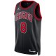 Unisex Chicago Bulls Zach LaVine Jordan Brand Black Swingman Jersey - Statement Edition