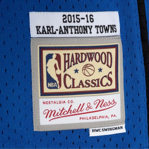 Men's Minnesota Timberwolves Karl-Anthony Towns Mitchell & Ness Blue 2015/16 Swingman Jersey