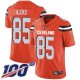 Cleveland Browns #85 David Njoku Orange Alternate Men's Stitched NFL 100th Season Vapor Limited Jersey