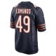 Men's Chicago Bears Tremaine Edmunds Nike Navy Game Player Jersey